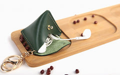 Cute Leather Womens Small Triangular Change Wallet Coin Holder Change Holder for Women