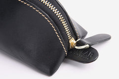 Cute Leather Womens Zipper Makeup Purse Clutch Glasses Case Makeup Holder for Women