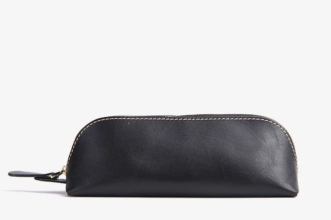 Cute Leather Womens Zipper Makeup Purse Clutch Glasses Case Makeup Holder for Women