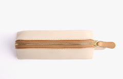 Cute Leather Womens Zipper Makeup Purse Clutch Glasses Case Makeup Holder for Women