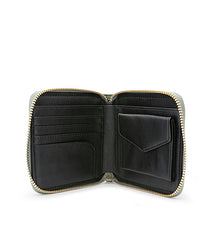 Cute Stylish Leather Womens Small Wallet for Women Zipper billfold Wallets