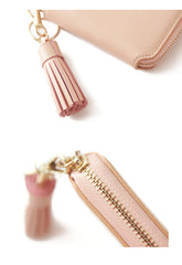 Cute Stylish Leather Womens Small Wallet for Women Zipper billfold Wallet