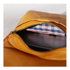 Cute Zipppered Leather Backpack Pocketbooks Womens - Annie Jewel