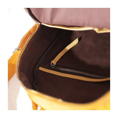 Cute Zipppered Leather Backpack Pocketbooks Womens - Annie Jewel