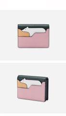 Cutest Women Leather Card Holder Polar Bear Card Wallet Card Holder Credit Card Holder For Women