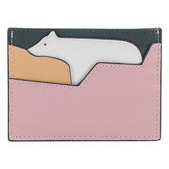 Cutest Women Leather Card Holder Polar Bear Card Wallet Card Holder Polar Bear Credit Card Holder For Women