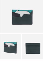 Cutest Women Leather Card Holder Polar Bear Card Wallet Card Holder Polar Bear Credit Card Holder For Women