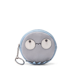 Cutest Women Leather Little Monster Coin Wallet Small Keychain with Wallet Change Wallet For Women