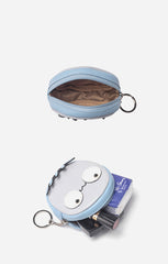 Cutest Women Leather Little Monster Coin Wallet Small Keychain with Wallet Change Wallet For Women