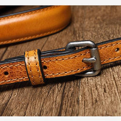 Vintage Womens Leather Black Small Handbag Shoulder Bag Purse Brown Handbag for Ladies
