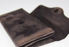 Handmade vintage minimalist leather phone clutch long wallet for women/men - EverHandmade