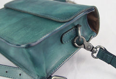 Handmade retro vintage leather Satchel Bag crossbody Shoulder Bag for girl women