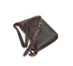 Dark Brown Leather Mens Casual 10