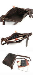 Dark Brown Leather Mens Casual 10