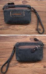 Denim Womens Mini Shoulder Bags Keys Coin Wallet Crossbody Bag Denim Wirstlet Purse