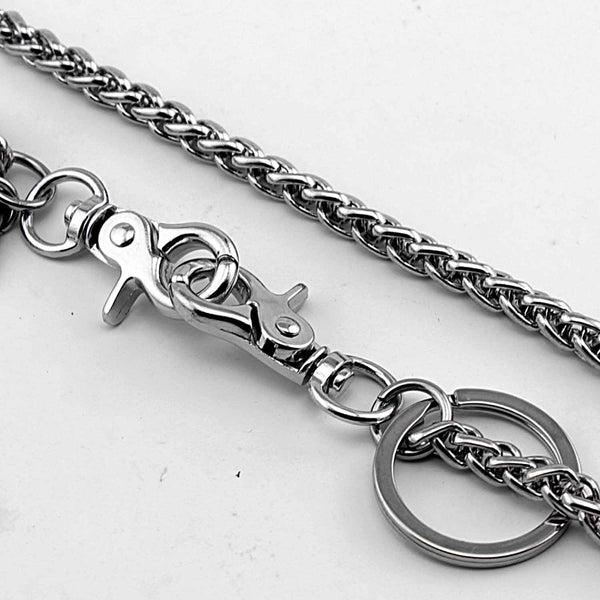 Cool Silver Axe Key Chain Long Wallet Chain BIker Wallet Chain Pants Chain For M WG00161069