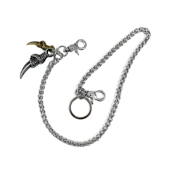 Badass Silver Eagle Claw Wallet Chain Punk Pants Chain Biker Wallet Chain For Me WG00161071