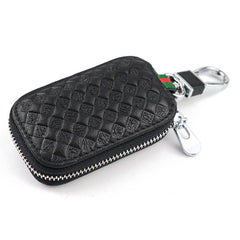 Embossed Brown Leather Men's Key Wallet Key Case Car Car Key Holder For Men