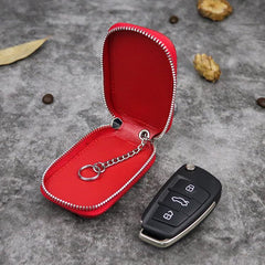 Embossed Brown Leather Men's Key Wallet Key Case Car Car Key Holder For Men