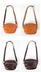 FASHION BROWN LEATHER MEN'S Small Side Bags MESSENGER BAG BLACK Black Courier Bag FOR MEN
