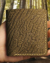 Handmade billfold leather wallet purse leather billfold wallet for men women - EverHandmade