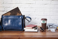 Handmade vintage leather Satchel Bags crossbody bag Shoulder Bag for girl women - EverHandmade