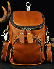 LEATHER MENs Belt Pouch Cell Phone Holsters WAIST BAG HIP PACK BELT BAG