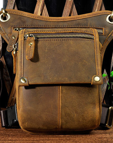 Leather Belt Pouch for men Shoulder Bag Waist Bag BELT BAG For Men