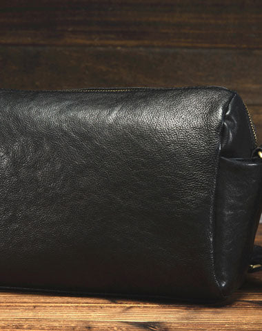 Genuine Leather Messenger Bag Chest Bag Sling Bag Crossbody Bag Travel Bag Hiking Bag For Mens