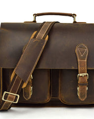 Genuine Leather Messenger Bag Cool Chest Bag Sling Bag Crossbody Bag Travel Bag Hiking Bag for men