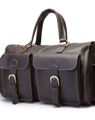 Leather Mens Weekender Bag Large Travel Bag Duffle Bag Vintage Overnight Bag Bag