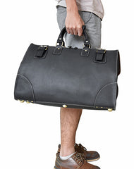 Leather Mens Large Weekender Bag Vintage Travel Bag Duffle Bag Bag for Men