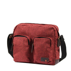 Fashion Oxford Cloth Leather Mens Ancient Red Side Bag Messenger Bags Ancient Gray Oxford Cloth Courier Bag for Men