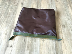 Fashion Womens Black Leather Vertical Tote Bag Green Shoulder Tote Bag Shoulder Purse For Women
