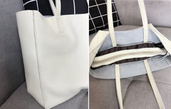 Fashion Womens Pink Leather Tote Bags Pink Shoulder Tote Bags Handbags Totes For Women