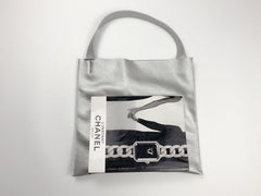 Fashion Womens Silver Leather Vertical Tote Bag Silver Shoulder Tote Bags Handbag Tote For Women