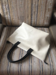 Fashion Womens White Leather Handbag White Cute Handbag Purse For Women