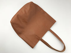 Fashion Womens Brown Leather Vertical Tote Bags Brown Shoulder Tote Bags Brown Handbags Tote For Women