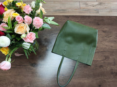 Fashion Womens Brown Leather Vertical Tote Bags Brown Shoulder Tote Bags Brown Handbags Tote For Women