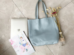 Fashion Womens Brown Leather Vertical Tote Bags Brown Shoulder Tote Bags Brown Handbags Tote For Women