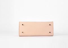 Fashion Beige Leather Women Box Tote Bag Box Handbag Shoulder Bag For Women