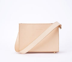Fashion Beige Leather Women Box Tote Bag Box Handbag Shoulder Bag For Women