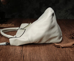 Fashion Black Leather Handbag Tote Shopper Bag White Shoulder Tote Purse For Women