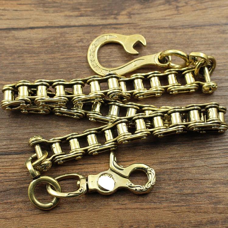 Badass Brass Gold Mens 18 Bike Chain Pants Chain Wallet Chain Motorcycle Wallet Chain for Men
