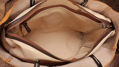 Fashion Brown Large Leather Tote Bag Shopper Bag Big Black Tote Purse For Women