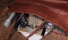 Fashion Brown Leather Tote Bag Shopper Bag Black Tote Purse For Women