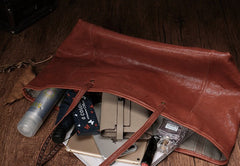 Fashion Brown Leather Tote Bag Shopper Bag Black Tote Purse For Women