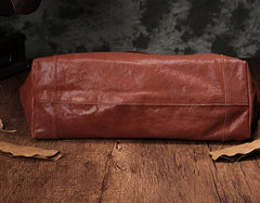 Fashion Brown Leather Tote Bag Shopper Bag Black Tote Purse For Women