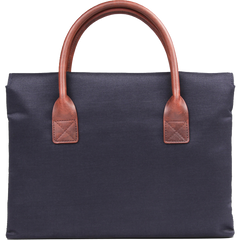 Fashion PVC Canvas Casual Black Men's Handbag Briefcase Business Laptop Handbag For Men