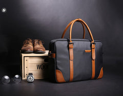 Fashion Nylon Clothing Black Men's Large Handbag Briefcase Business Laptop Business For Men